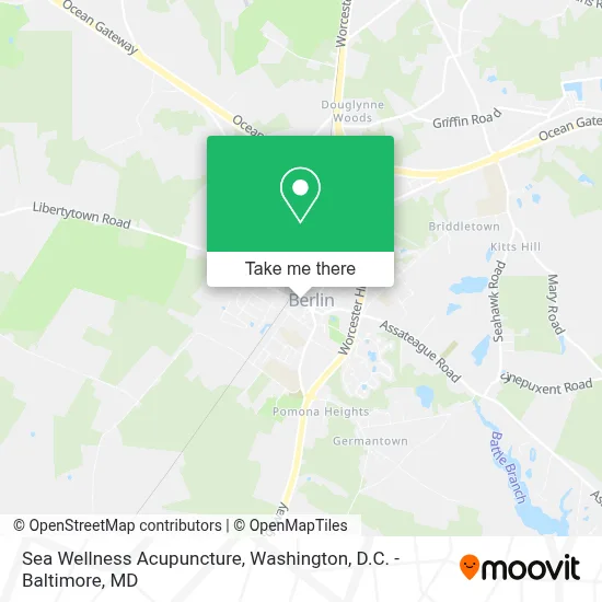 Sea Wellness Acupuncture map