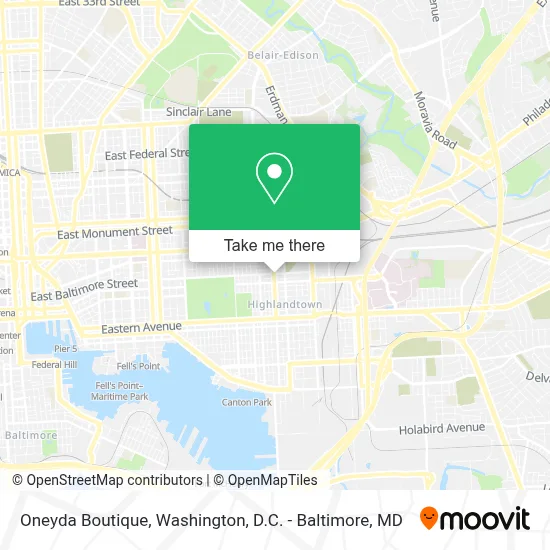 Oneyda Boutique map