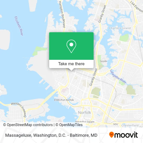 Massageluxe map