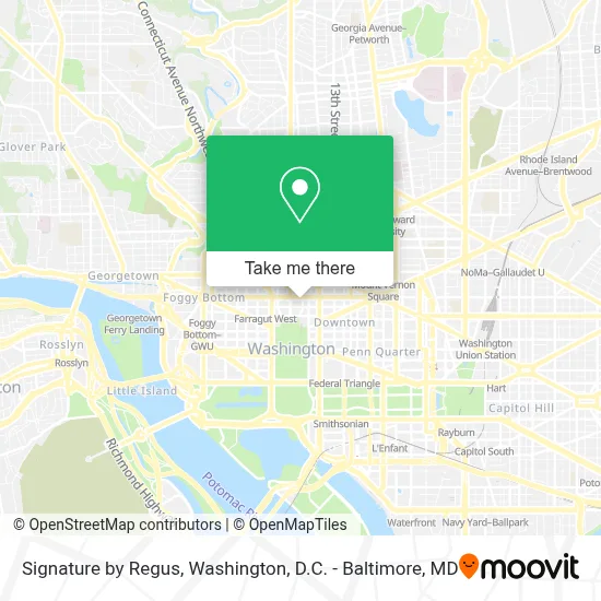 Signature by Regus map