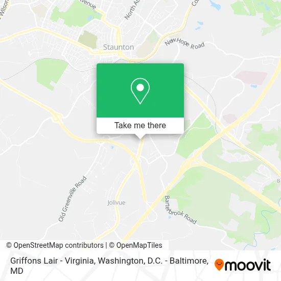 Griffons Lair - Virginia map