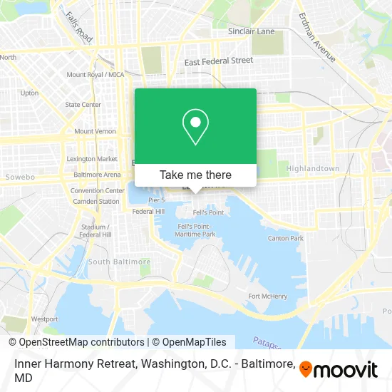 Inner Harmony Retreat map