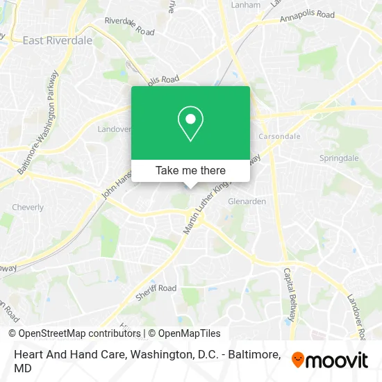 Heart And Hand Care map