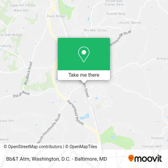 Bb&T Atm map