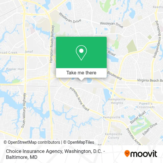 Choice Insurance Agency map