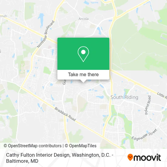 Cathy Fulton Interior Design map