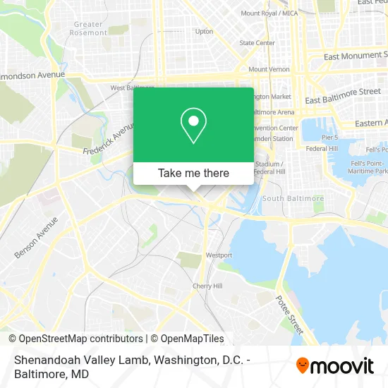 Shenandoah Valley Lamb map