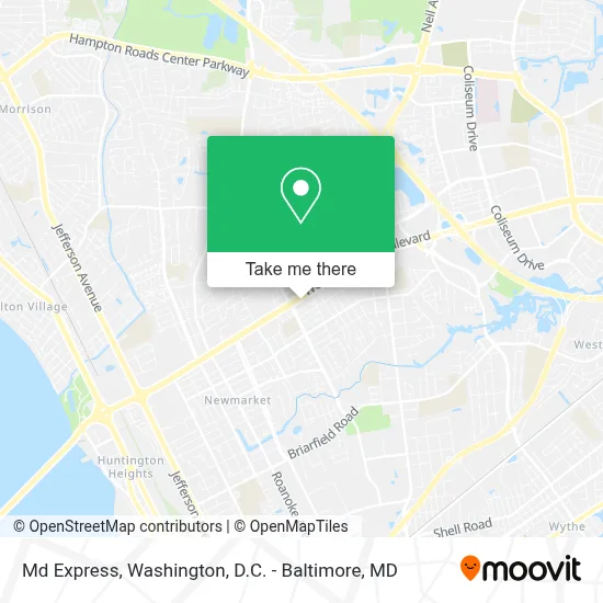 Md Express map