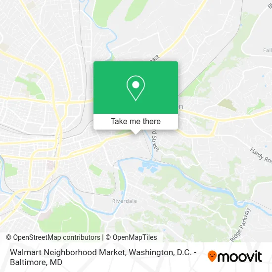Walmart Neighborhood Market map