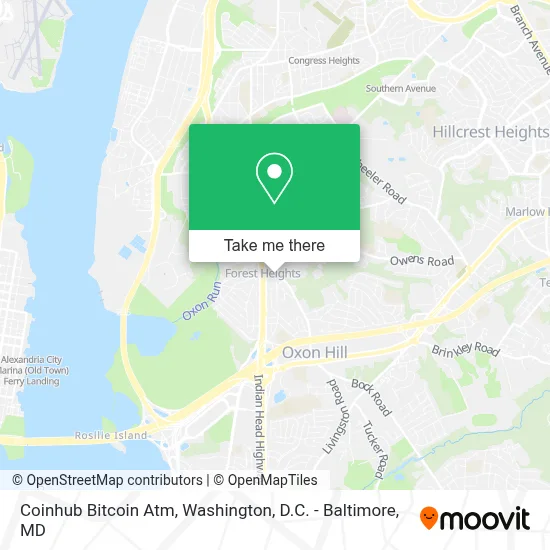 Coinhub Bitcoin Atm map