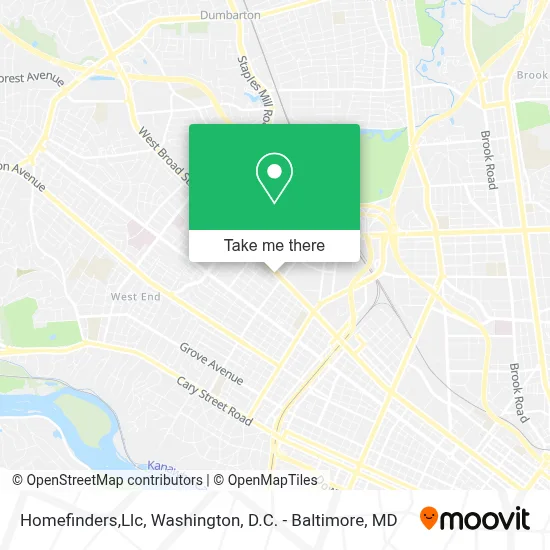 Homefinders,Llc map