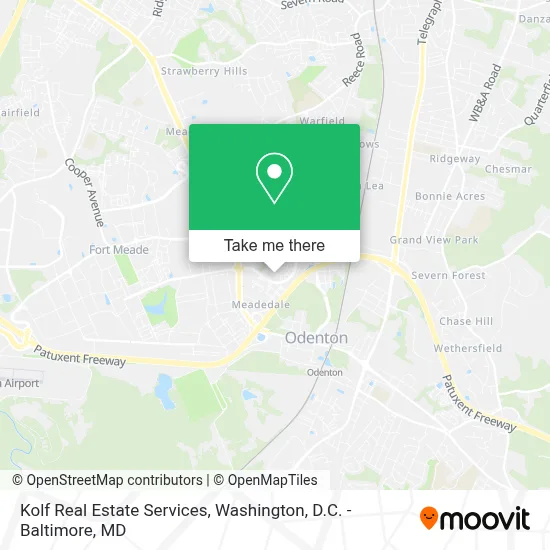 Kolf Real Estate Services map