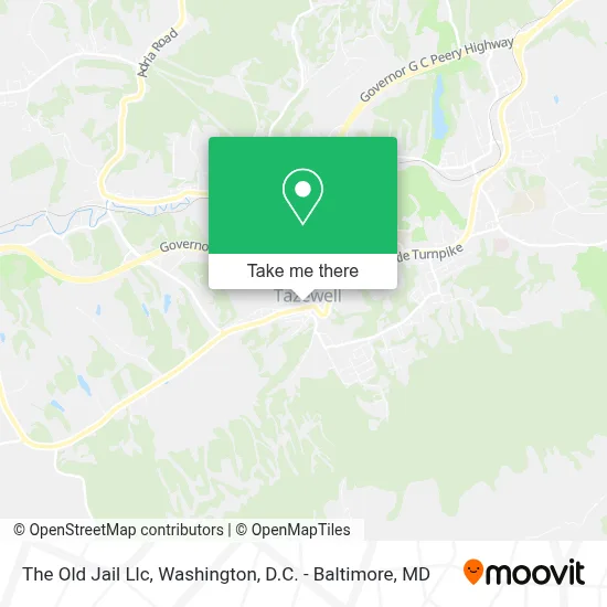 The Old Jail Llc map