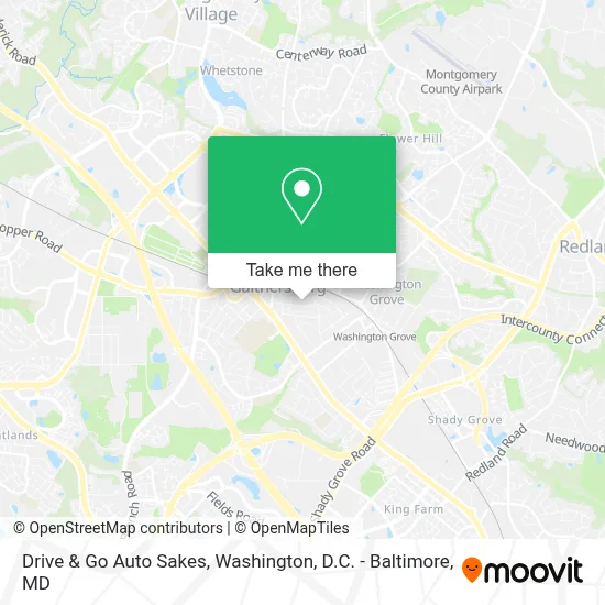 Drive & Go Auto Sakes map