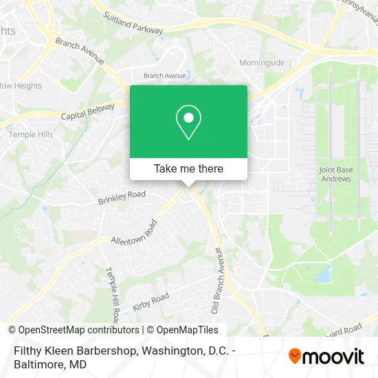 Filthy Kleen Barbershop map