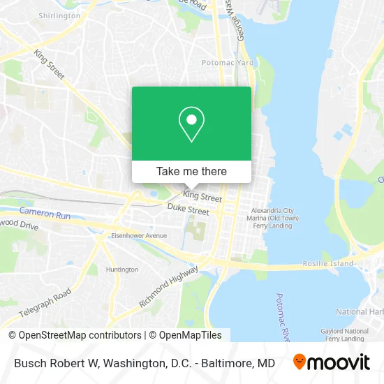 Busch Robert W map