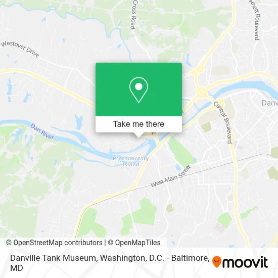 Danville Tank Museum map