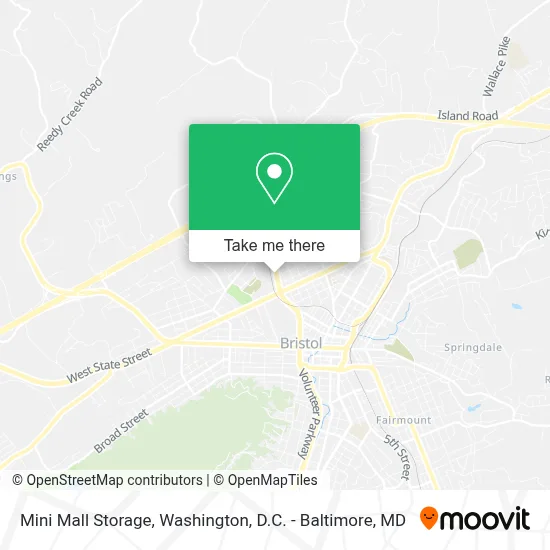 Mini Mall Storage map