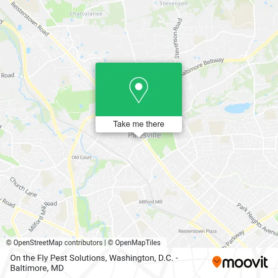 On the Fly Pest Solutions map