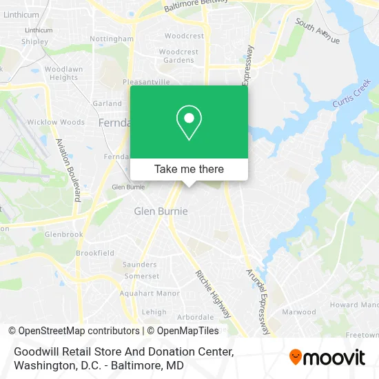 Goodwill Retail Store And Donation Center map