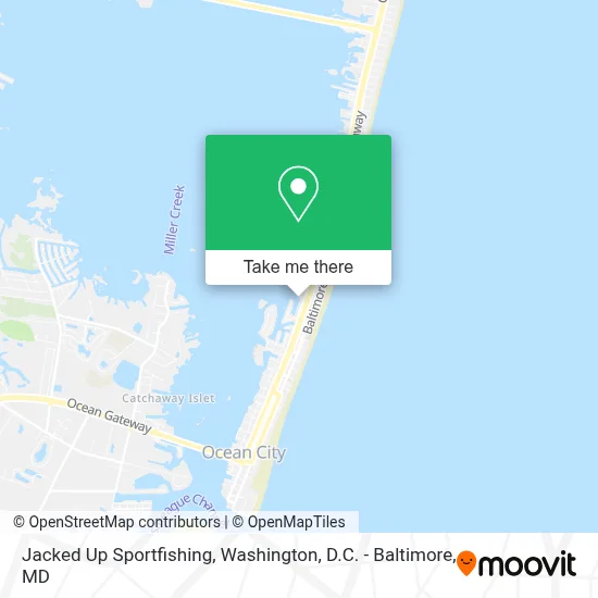 Jacked Up Sportfishing map
