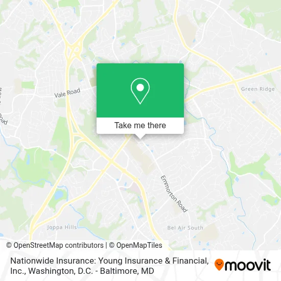 Nationwide Insurance: Young Insurance & Financial, Inc. map