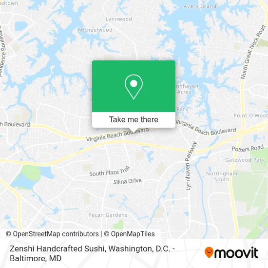 Zenshi Handcrafted Sushi map