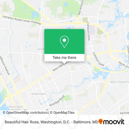 Beautiful Hair Rose map