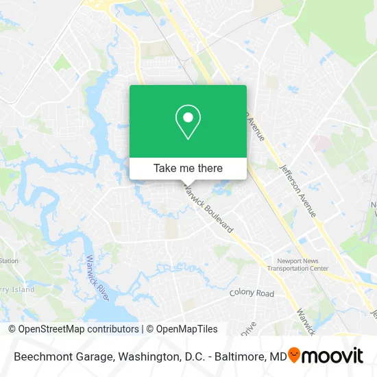 Beechmont Garage map
