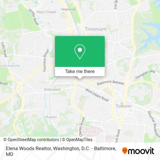 Elena Woods Realtor map