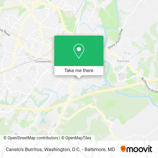 Canelo's Burritos map