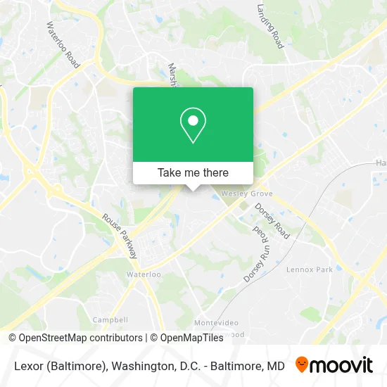 Lexor (Baltimore) map