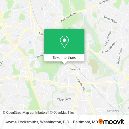 Keyme Locksmiths map