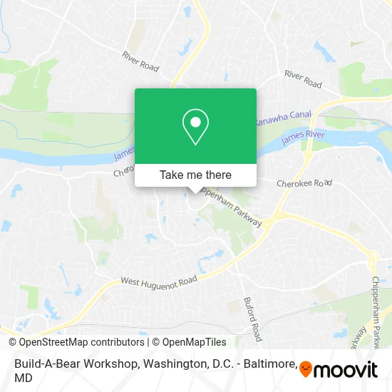 Build-A-Bear Workshop map
