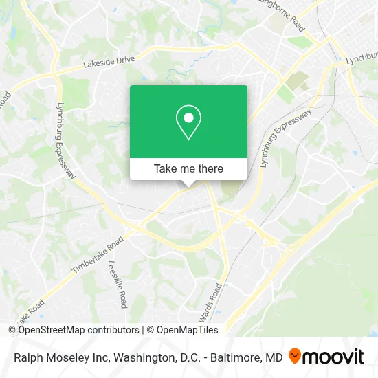 Ralph Moseley Inc map