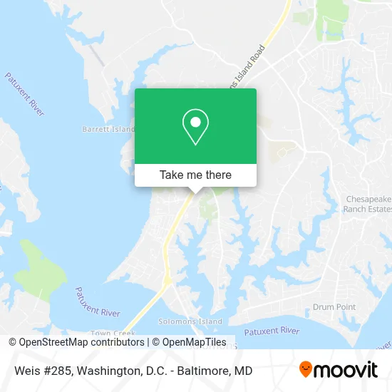 Weis #285 map