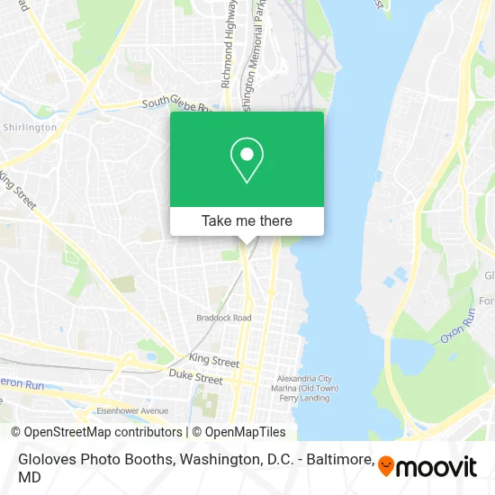 Gloloves Photo Booths map