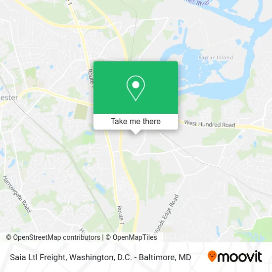 Saia Ltl Freight map