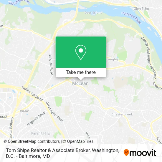 Tom Shipe Realtor & Associate Broker map