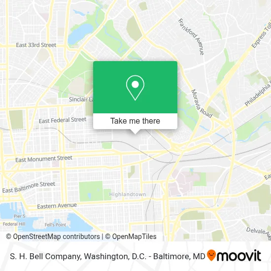 S. H. Bell Company map