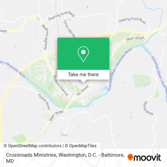 Crossroads Ministries map