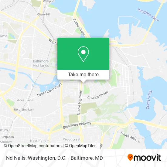 Nd Nails map