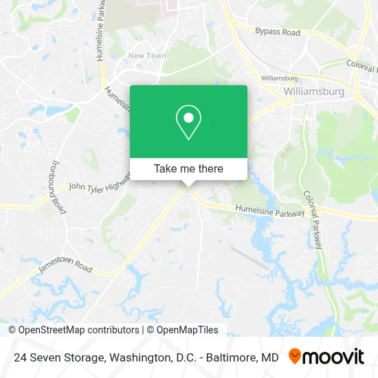 24 Seven Storage map