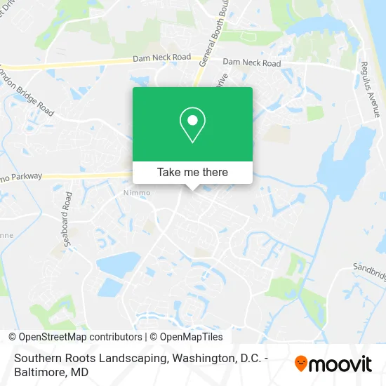 Southern Roots Landscaping map