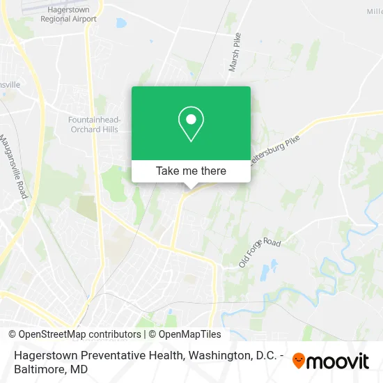 Hagerstown Preventative Health map