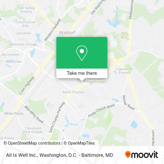 All Is Well Inc. map