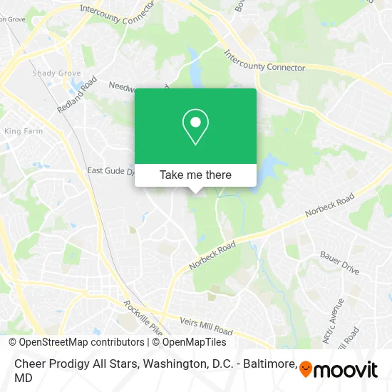 Cheer Prodigy All Stars map