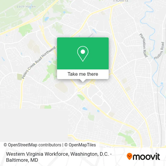 Western Virginia Workforce map
