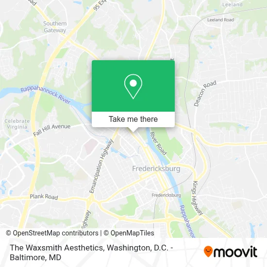The Waxsmith Aesthetics map