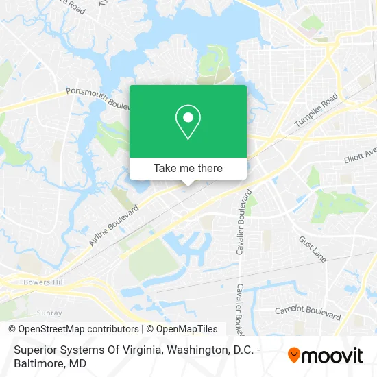 Superior Systems Of Virginia map